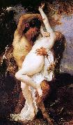 Alexandre Cabanel Nymphe et Saty oil painting reproduction